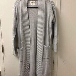 Abercrombie & Fitch Light Gray Cardigan